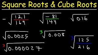 Square Roots and Cube Roots [upl. by Henry31]