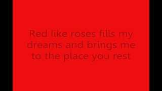 Red Like Roses by Jeff Williams with Lyrics [upl. by Heman]