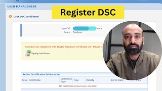 e tender DSC Registration process  e procurement tender process  dsc enrollment for tender [upl. by Sivrat355]