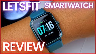 This is NOT An Apple Watch  Letsfit Smartwatch Review ID205L [upl. by Nally]