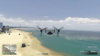 Como aterrizar el avenger en gta 5 Bogdan [upl. by Ecirtel]