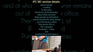 ipc 381 section detailsipc 381 in hindisection 381 ipc in hindiipc 381ipc 381ipc ipcsection [upl. by Elfreda710]