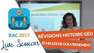 Bac 2017  Révisions live Histoire Géo  Échelles de gouvernement  Cartes pour comprendre le monde [upl. by Rosabel]