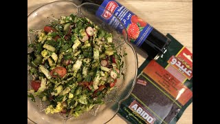 🇱🇧 Recettes libanaises 🇱🇧 Salade fatouche  Mon épicerie libanaise [upl. by Angelica]