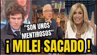 Milei RE CALIENTE por una mentira que difundió Canosa quot¡DEJEN DE MENTIRquot [upl. by Harraf723]