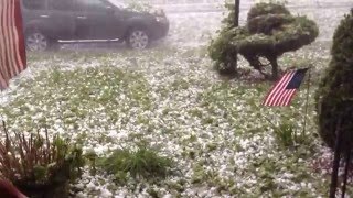 Hail Storm  May 22 2014  West Reading PA [upl. by Htebazila]