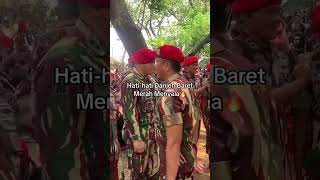 DANJEN KOPASSUS 🔥 KOMANDO DI HUT TNI tentaraindonesia kopassus shorts [upl. by Prosser]