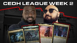 cEDH League Gameplay Week 2 Karador vs CazurUkkima vs Marchesa vs Inalla [upl. by Sullecram111]