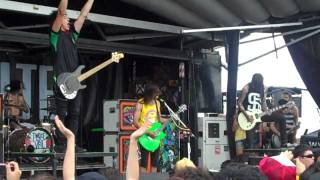 Pierce The Veil  The Sky Under The Sea Live Vans Warped Tour 2010 In Las Cruces NM [upl. by Neelya]