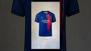 PSG Jersey design psg parissaintgermain championsleague futbol football futebol soccer [upl. by Andriana]