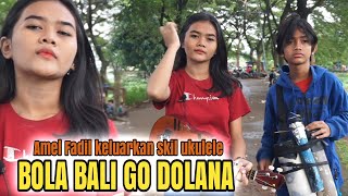 Pengamen Amel dan Fadil begini skillnyabola Bali godolanan [upl. by Sacha]