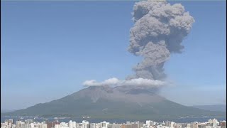 桜島 爆発 2024年07月29日 16時46分 Sakurajima explosion July 29 2024 1646 [upl. by Ignacio]