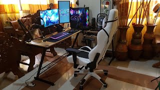 My Gaming Chair AkRacing Arctica Unboxing and Assembling [upl. by Ert933]