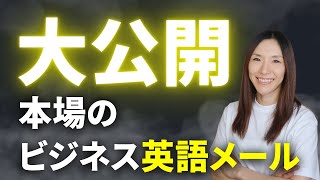 リアルなビジネス英語メールのやり取りから本気で学ぶ、ビジネス英語メール術！書き方・重要ポイント【永久保存版】ビジネス英語メールで一番大切な事教えます！ [upl. by Messab204]