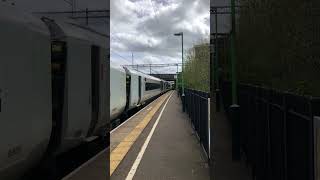 Avanti West Coast Class 805 flying through Wolverton for Edge Hill Depot on a test run [upl. by Brena]