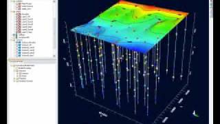 Visual MODFLOW 3DBuilder i Demo Project Geologic Modeling [upl. by Coheman299]