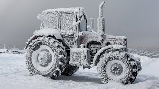 Tractors stuck in snow 1 [upl. by Libbi]