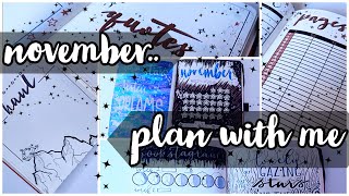 ☾ NOVEMBER Reading Bullet Journal ☁︎ [upl. by Coulson]