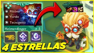 😱 COMO CONSEGUIR a HEIMERDINGER 4 ESTRELLAS en TFT SET 9 [upl. by Drofliw]