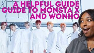 MONSTA X REACTION THEEY ARE EVERYTHINGGGG A HELPFUL GUIDE TO MONSTA X AND WONHO BY LIKEOOHAAH [upl. by Ahsenre]