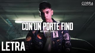 LETRA Iniciales AL “Porte Fino”  Natanael Cano 2019 [upl. by Lledal11]