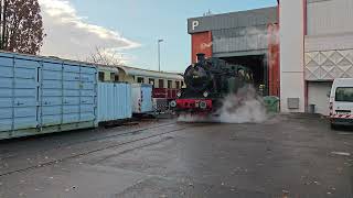 Schluff Nikolausfahrt Tag 2 hier beim raus fahren aus der Lok Halle [upl. by Bradstreet]