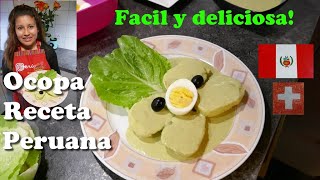 OCOPA AREQUIPEÑA  RECETA PERUANA  Facil y Deliciosa [upl. by Eulalee]