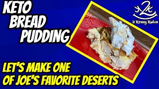 Keto Bread Pudding  PSMF Bread recipes  Joes favorite desert [upl. by Basham760]