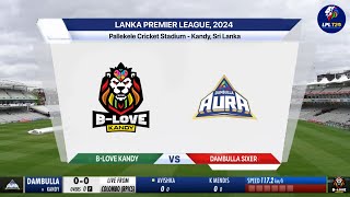 🔴 Live Kandy Falcons Vs Dambulla Sixers Live  KFL vs DS Live  Lanka Premier League 2024 Live [upl. by Cahilly]