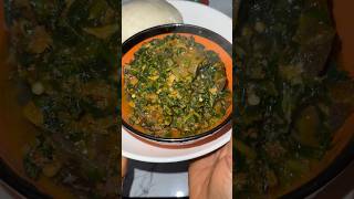 How to make Edikaikong sound perfectly……food coooking youtubeshorts youtubeviral nigerianfood [upl. by Atiuqahc]