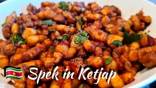 🇸🇷 Surinaamse speklap in ketjapSurinamese pork belly in sweet soy sauce recipe [upl. by Rehpotsrihc]