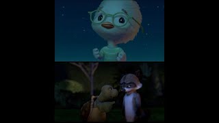 Chicken Little and Over The Hedge Playing All at Once [upl. by Wiersma]