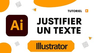 Comment justifier un texte sur Illustrator [upl. by Jonna258]