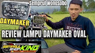 Review lampu DAYMAKER OVAL rx king style edex [upl. by Jessee]