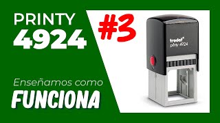 🔴 Trodat Printy 4924 un sello AUTOMÁTICO de caucho TODOTERRENO para tus marcajes PERSONALIZADOS [upl. by Brookner]