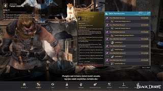 TUKAR TUVALA GEAR DI NPC TRANAN  HOW TO EXCHANGE TUVALA GEAR  BLACK DESERT ONLINE [upl. by Mosa150]