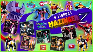 Mazinger Z 8 Figuras Bandai de Colección Review de los Mejores Robots Están Increíbles [upl. by Lyda384]