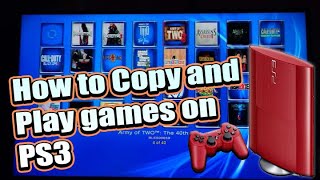 How to transfer and play games on your PS3 [upl. by Sarene]