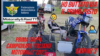 CAMPIONATO ITALIANO MOTORALLY GPX 2023  giorno 3  TENERE CHALLENGE 2023 [upl. by Mariele802]