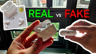 AirPods Pro 2 Fake Super Clone Unboxing 20 vs 349 [upl. by Streeto]