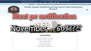 Tnusrb pc 2024 notification 😍💫 [upl. by Gibun]