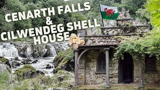 PEMBROKESHIRE DIARIES 4  200 YR OLD CILWENDEG SHELL HOUSE HERMITAGE amp CENARTH FALLS [upl. by Woodrow]