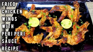 Fried Chicken Wings Recipe  How to make Peri Peri Fried Chicken Wings  Fried Chicken 🍗 [upl. by Nedyah]