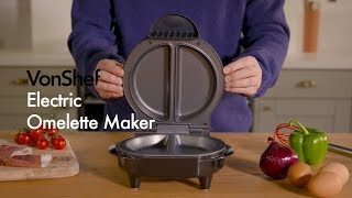 VonShef Electric Omelette Maker [upl. by Yrehcaz]