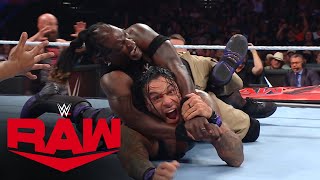 RTruth vs Damian Priest Raw highlights March 11 2024 [upl. by Sualocin]