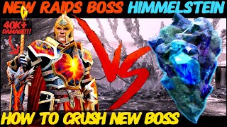 Exclusive CRUSH New Raid Boss Himmelstein  Hand of Magmarion Melts Himmelstein  Shadow Fight 3 [upl. by Hnahk616]