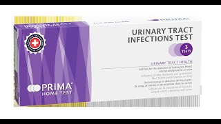 TEST DE INFECCIÓN URINARIA PRIMA HOME TEST [upl. by Agripina735]