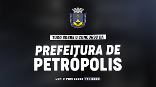 CONCURSO PREFEITURA DE PETRÓPOLISRJ  PLANEJAMENTO DE ESTUDOS [upl. by Harikahs]