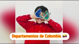 Capitales y Departamentos de Colombia niños ⚽🥇 [upl. by Eladnor]