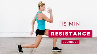 15 Minute Beginner Resistance Workout [upl. by Panthea]